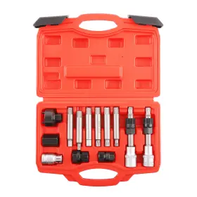 Bk0l74 Bfo 13pcs Alternator Freewheel Pulley Removal Socket Bit Set Garage Service Tool New