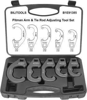 91385 Bilitools 5 Piece Tie Rod Adjusting Tool Set Pitman Arm And End