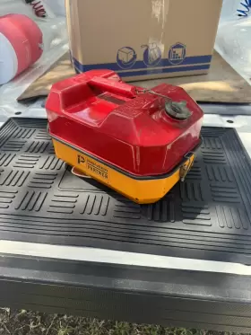 Blitz 044549115009 Vintage 1986 Fuel And Tool Mate Usmc 1.5 Gal 5.7 L Gas Can Box With Spout