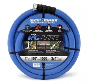 Bsalone50 Blubird 10010038 Ag-lite 1 Inch X50ft Hot/cold Water Braided Rubber Garden Hose