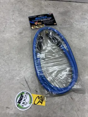 Bbsr3805 Blubird Snubber Whip Hose - Rubber 3/8 Inch X 5ft 1/4 M-npt Ball Swivel