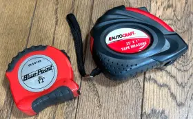 Yasg153 Blue Point & Autocraft And Auto Craft Tools Steel Tape Measure Ruler Pocket Belt Clip Set Lot