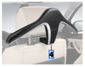 Bmw Oem Accessories 51952449251 Genuine Coat Hanger - For Travel And Comfort System 51-95-2-449-251