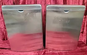06-0270 Bobrick B-270 2x Lot Contura Sanitary Napkin Receptacle Rectangular Stainless