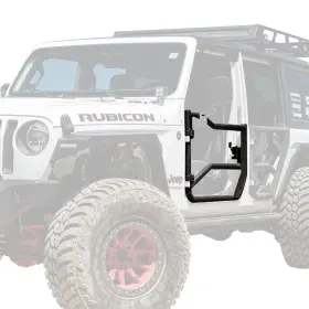 Jl-6154 Body Armor 4x4 - Black Powder Coat Front Tube Doors