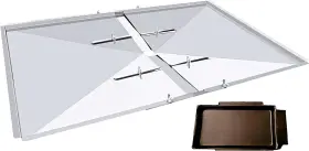 Gt27qfn Brand Quickflame Replacement Grease Tray Set For Bbq Grill Models From Nexgrill Dyna Glo