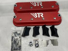 Brian Tooley Racing Vca-02-red-cm Btr Die Cast Valve Cover Set Red With Coil Mounts -
