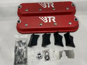 Vca-02-red-cm Brian Tooley Racing Btr Die Cast Valve Cover Set Red With Coil Mounts -