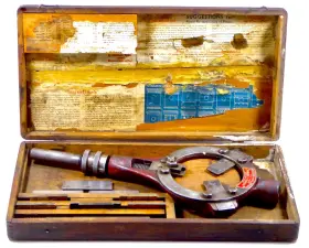 N0-nok Budlong & Funchess And No-nock Piston Lathe Re-conditioner Original Wood Case