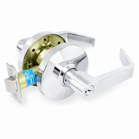 Cgn0026 Cal-royal Cgn00 Us26 Bright Chrome Entrance Heavy Duty Cyl. Lever