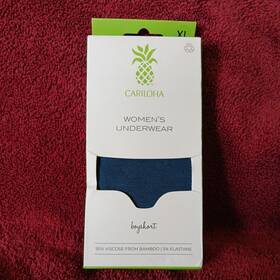 Cariloha I0116908 Womens Bamboo Underwear Boyshort Size Xl Color Jade Open Box New