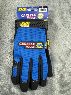 763-2248 Carlyle Hand Tools By Mechanix Workwear Gloves Blue Large-