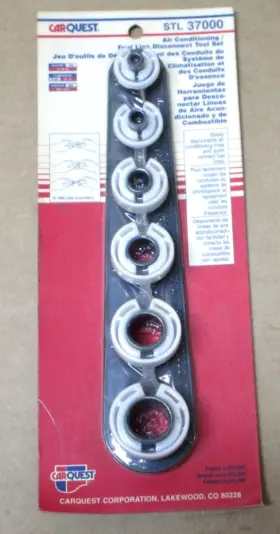 Carquest 083045370017 37000 Air Conditioning/fuel Line Disconnect Tool Set Usa Made Unused