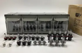 Cq-2014ltcb Carquest 2014ltcb Halogen Headlamp Light Bulb Assortment Cabinet Bins 25 Piece