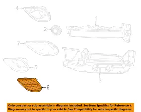 68280492aa Chrysler Oem 15-18 Charger Front Lamps Fog Lamps-lamp Cover