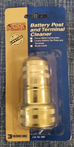 Coleman Cable 085407209867 Road Power Battery Post And Terminal Cleaner #986 New