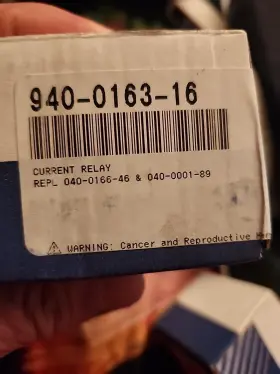 940-0163-16 Copeland Current Relay Brand New In Box
