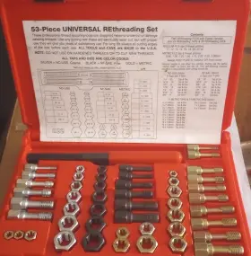Ja-2053 Cornwell Tools 53 52 Piece Universal Rethreading Set