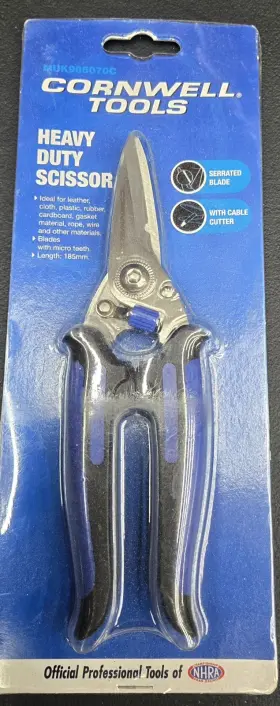 Muk905070c Cornwell Heavy Duty Scissors Cable Cutter Serrated Blade Free Ship