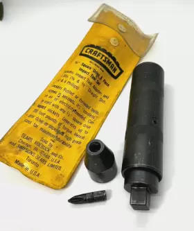 9-47634 Craftsman 47634 947634 Tools 1/2 Impact Hand Strike Driver Screwdriver Bit Socket Holder