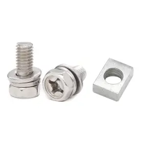 Cs304 Cseao 8-pack M6x16mm Motorcycle Battery Terminal M6 X 16mm Silver