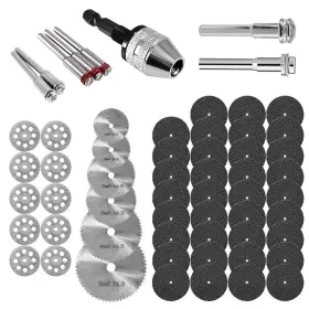 Ty-017 Culmkari 60pcs Rotary Cutting Wheels Tool Kit Resin Cut Off Disc Mini Jade