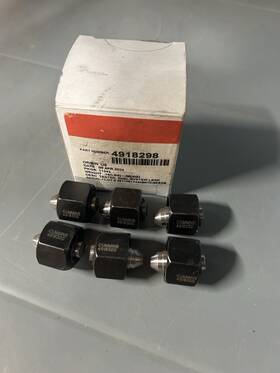 Cummins 4918298 Set Of 6 Isb Qsb Fuel Injector Block Off Tool 4918300