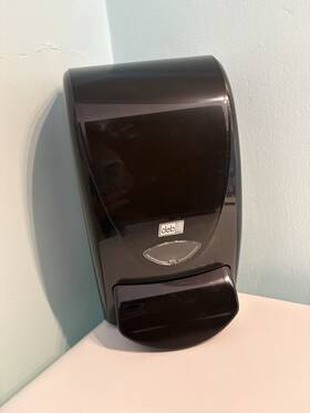 Cussing Cups 91128 Deb Curve Soap Dispenser - Black