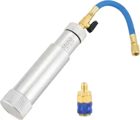 Z-0105 Dasbet A/c Oil And Dye Injector With Snap Quick Coupler 2 Oz Hand Turn