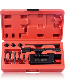 Yt-1081 Dayuan 13 Pc Motorcycle Chain Breaker Tool Set Removal Cutter Riveter Kit