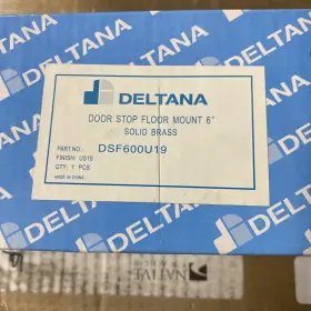 Dsf600a19 Deltana Dsf600u19 Us19 Floor Mount 6 In Bump Hd Brass