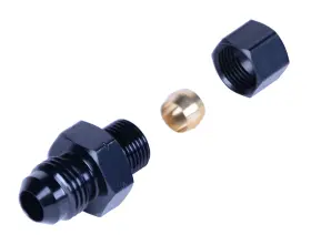 13044 Derale 5/16 Transmission Cooler Line To -6an Male Black Anodized Fitting