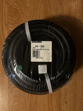 Ha-7350 Devilbiss 220045 Fluid Hose Assembly 3/8 Inch X 50ft Nylon Core Neoprene