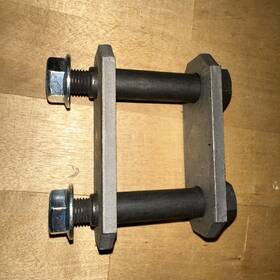 Dexter Axle 018-020-05 01802005 Shackle Link Short Black 2.25 Hole