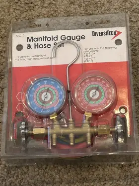 Diversitech 095247130313 New Sealed - Mg-1 Gauge Manifold And Hose Set Refrigerants Freeship