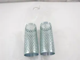Rss35 Dixon 2 Pack 3 Inch Fnpt Zinc Plated Steel Round Hole Long Strainer Valves