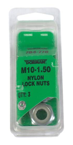 Dorman 784-778 Hex Lock Nuts With Nylon Ring Class 8 Thread M10-1.50 Height 10mm Id