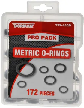 799-450d Dorman Pro Pack Metric O-rings - 172 Pieces O-ring Assortment