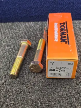 Dorman/autograde 019495867401 Qty 2 860-740 Cap Screw-hex Head-grade 8- 3/4-10 X 4 Inch