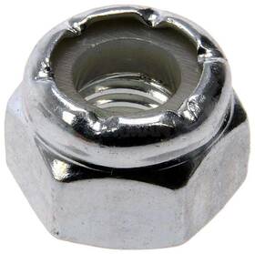 Dorman/autograde 251-010 Hex Lock Nuts With Nylon Ring-grade 2- Thread Size 1/4-28 Inch