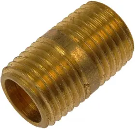 Nipple-close-1 Dorman/autograde 490-131.1 Brass Nipple-close-1/4 Inch Mnpt