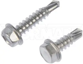 784-135 Dorman/autograde Self Tapping Screw-stainless Steel-hex Washer Head-no. 8 X 1/2 In