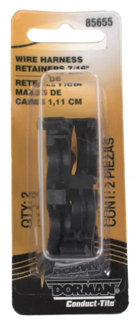 85655 Dorman Conduct-tite 7/16in Wire Loom Retainers 2x Quantity Plastic Part Id