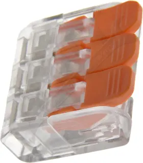 95756 Dorman/conduct-tite 3 Slot Inline Lever Wire Connector 24-12 Gauge - Pack Of 5