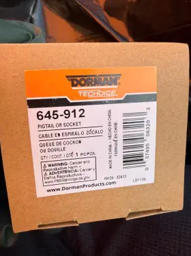 645-912 Dorman/techoice Electrical Pigtail For Select 91-15 Ford Lincoln Mercury Models