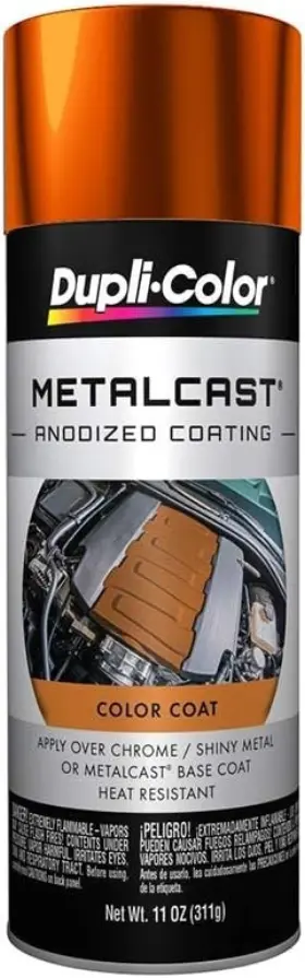 Mc205 Dupli-color 25889 Metalcast 11 Ounce Pack Of 1 Orange Copper Anodized