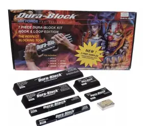 Af44hl Dura-block 7pc Sanding Kit With 25ct 3m Hookit Sandpaper 01181 P80