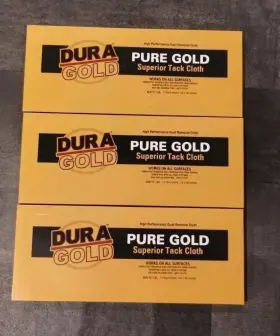 Tc-12g Dura-gold Tack Cloths 3box Of 12 - Wax And Silicone Free Anti-static Woodworker