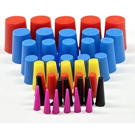 Duscoke Duscoke-dsc-299 42pcs Silicone Tapered Plugs Assortment Kit 8 Sizes Colorful