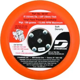 56187 Dynabrade 6187 6 Inch Random Orbital Sander Disc Pad Non-vacuum Vinyl-face